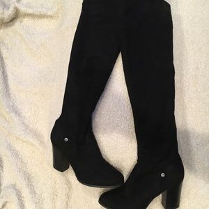 Guess Over the Knee suede boots